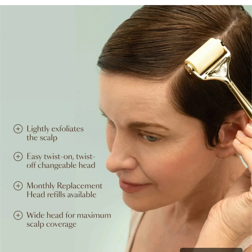 VeGamour Gold & Cream Roller for Scalp & Hair
